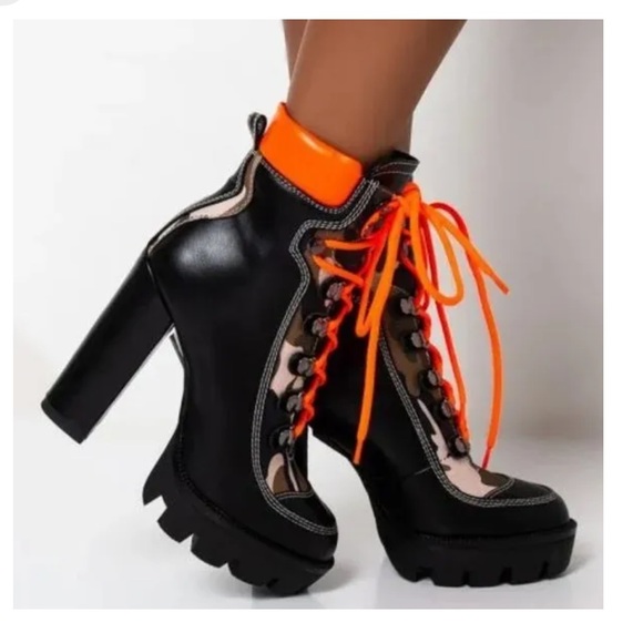 Azalea Wang Military Camo Boots - Picture 6 of 6